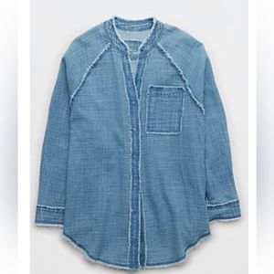 NWT Pool to Party button down top